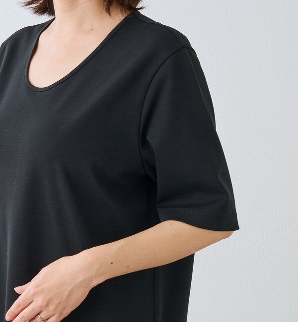  「予約【接触冷感・紫外線防止素材】ゴブソデカットソーワンピース」|ワンピース|