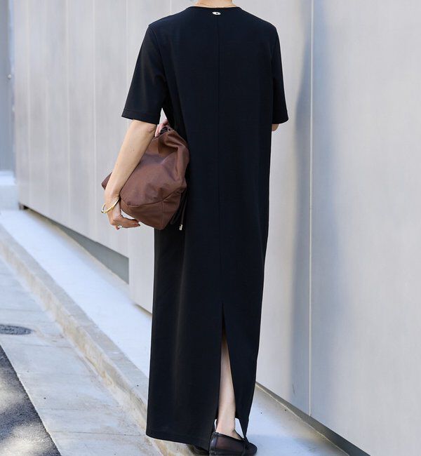  「予約【接触冷感・紫外線防止素材】ゴブソデカットソーワンピース」|ワンピース|