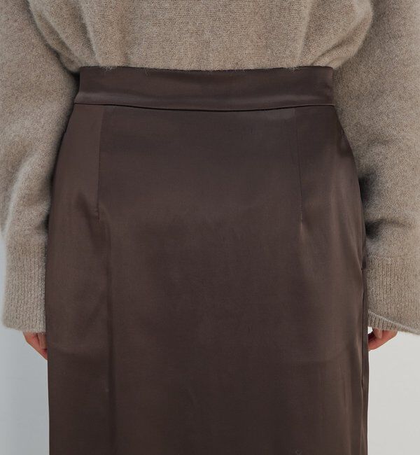  「【ルミネ限定カラー】【手洗い可能】ストレッチサテンタイトスカート」|スカート|