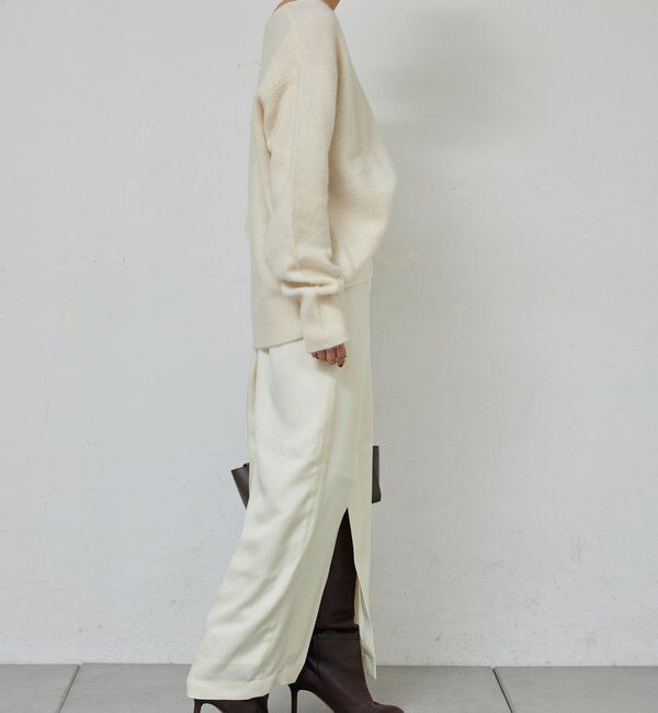  「アセテートツイルスカート」|スカート|