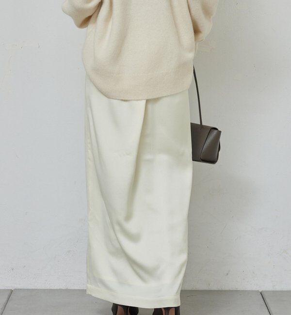  「アセテートツイルスカート」|スカート|