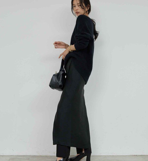  「アセテートツイルスカート」|スカート|