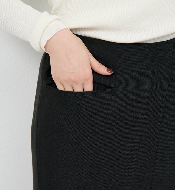  「アセテートツイルスカート」|スカート|