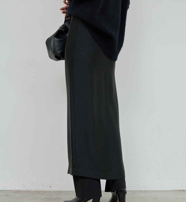  「アセテートツイルスカート」|スカート|