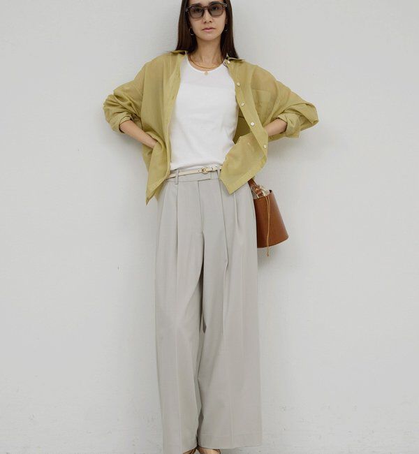  「【前後2way】ハイツイストリブタンク」|Tシャツ・カットソー|