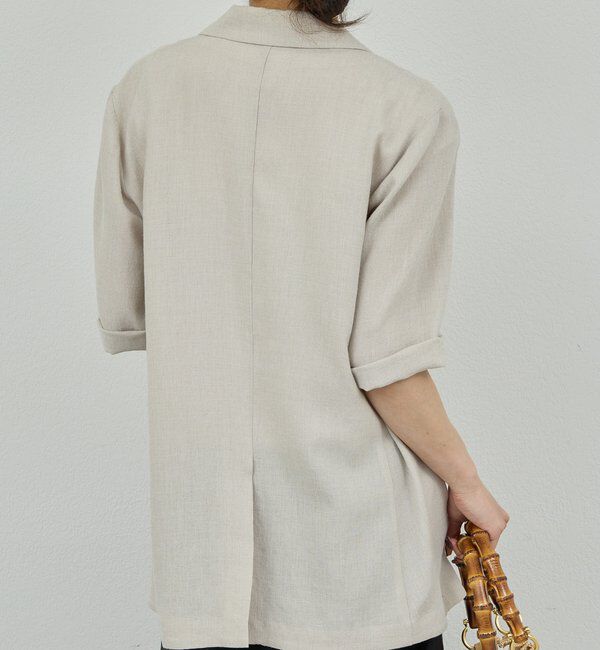  「【2サイズ展開】【大人気アイテムが今年も登場】ハーフスリーブジャケット」|テーラードジャケット|