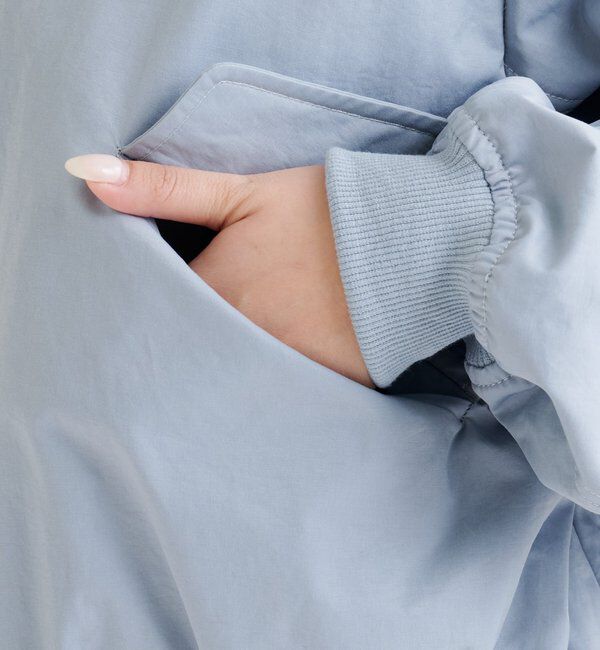  「サテンショートブルゾン」|ブルゾン・スタジャン|