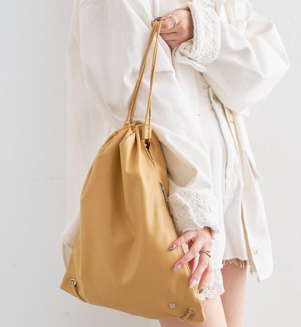  「プレート付きナップザック」|トートバッグ|