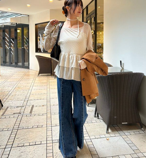  「26SSドットティアードプルオーバー」|Tシャツ・カットソー|