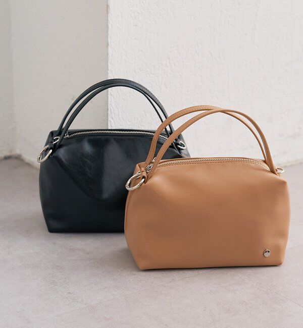  「チャーム付きダブルハンドルミニＢＡＧ」|トートバッグ|