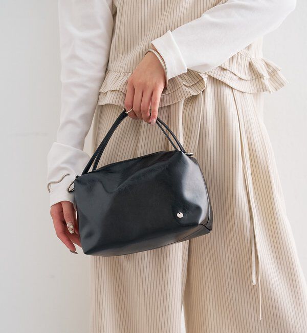  「チャーム付きダブルハンドルミニＢＡＧ」|トートバッグ|