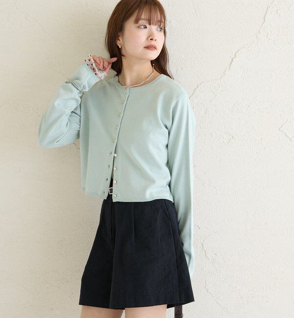  「デイリーショートカーディガン」|カーディガン|
