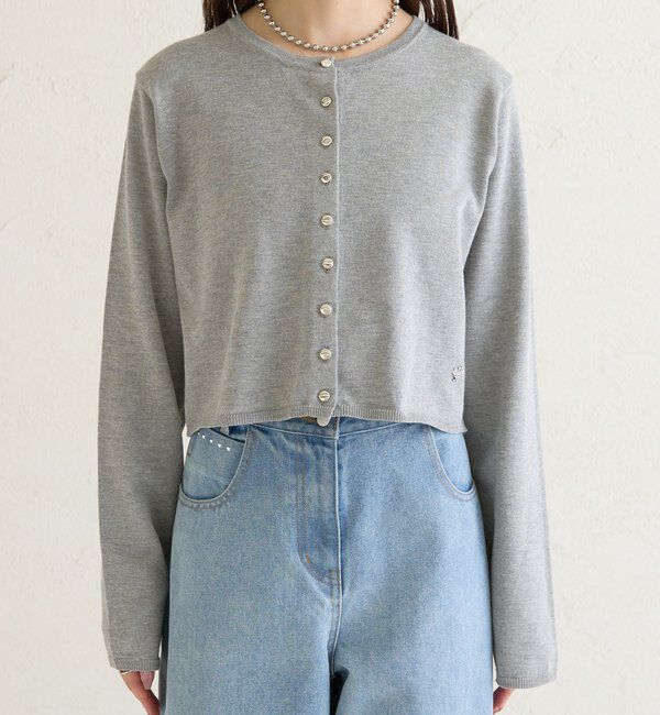  「デイリーショートカーディガン」|カーディガン|