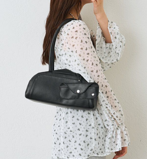  「メガネホルダー付きラウンドBAG」|トートバッグ|