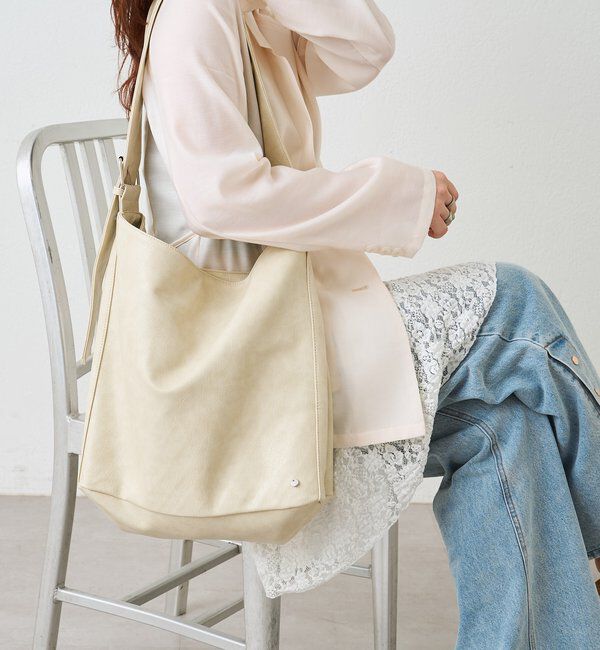  「チャーム付きベルトショルダーBAG」|トートバッグ|