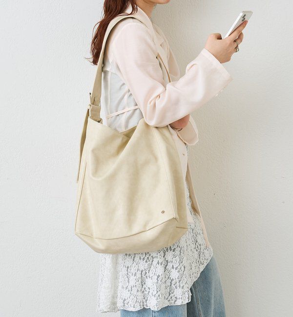  「チャーム付きベルトショルダーBAG」|トートバッグ|