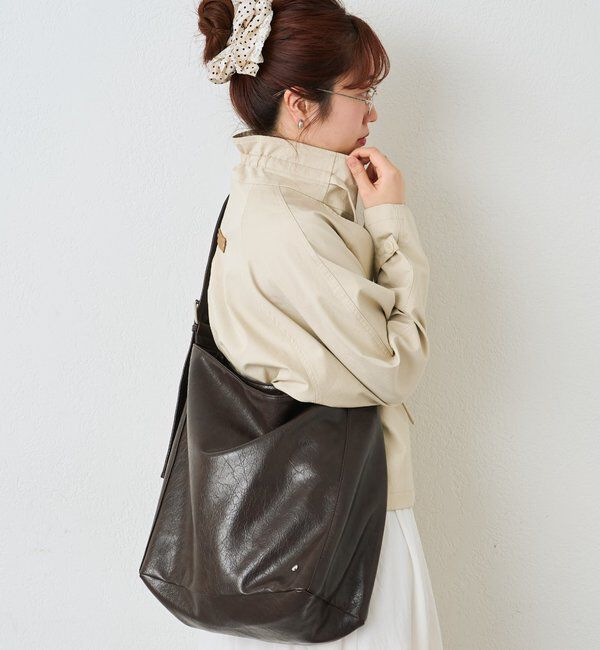  「チャーム付きベルトショルダーBAG」|トートバッグ|