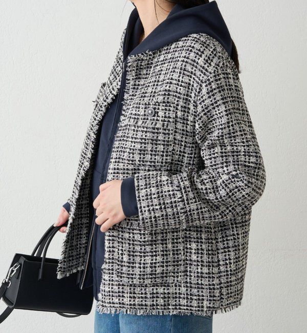  「ファンシーツイードジャケット」|ベスト・ジレ|