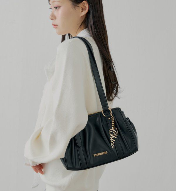 ロゴチャーム付きスエードムートンバッグ｜ルミネのファッション通販
