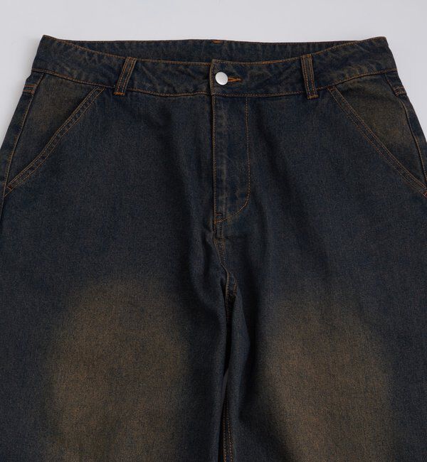  「【KOOKY&rsquo;N】ヴィンテージライクブラストバギーデニム」|デニム|