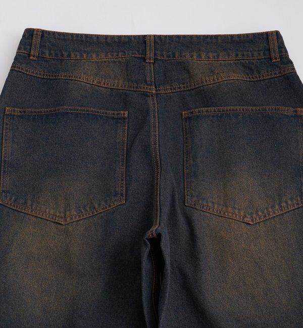  「【KOOKY&rsquo;N】ヴィンテージライクブラストバギーデニム」|デニム|