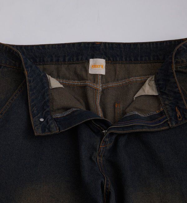  「【KOOKY&rsquo;N】ヴィンテージライクブラストバギーデニム」|デニム|