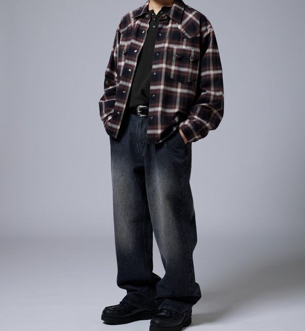  「【KOOKY&rsquo;N】ヴィンテージライクブラストバギーデニム」|デニム|