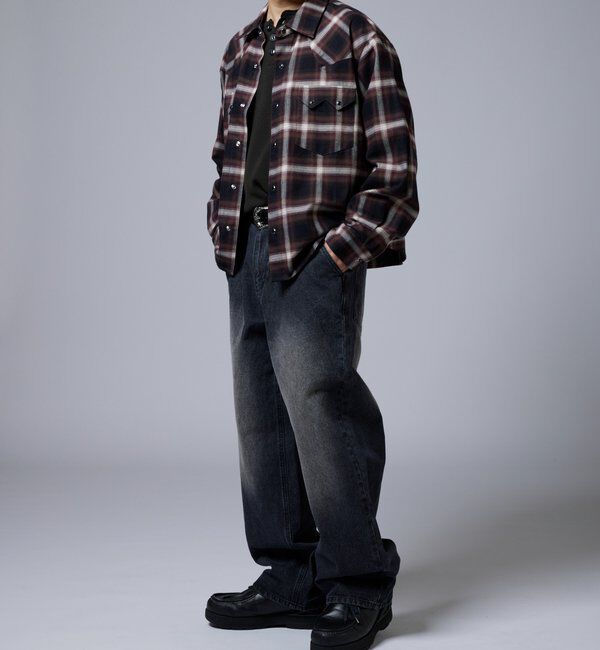  「【KOOKY&rsquo;N】ヴィンテージライクブラストバギーデニム」|デニム|