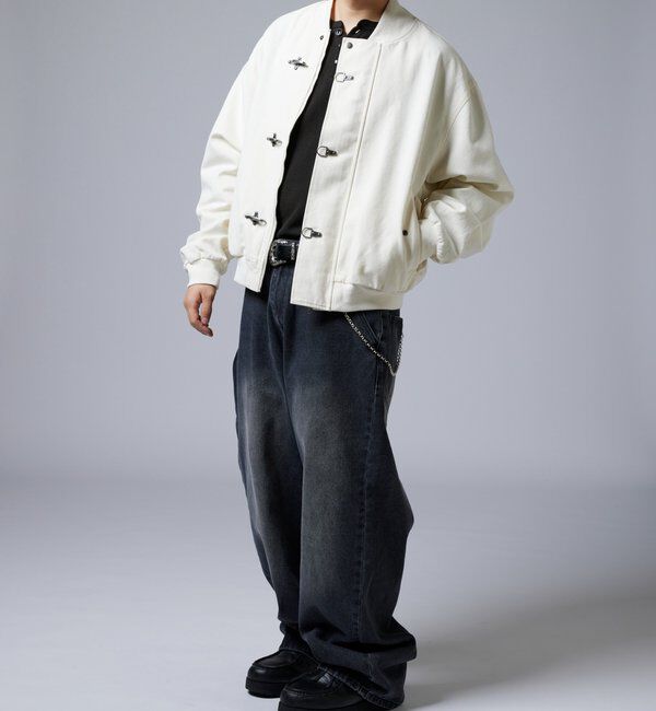  「【KOOKY&rsquo;N】ヴィンテージライクブラストバギーデニム」|デニム|