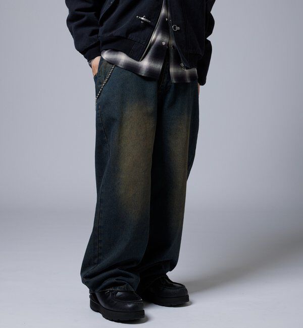  「【KOOKY&rsquo;N】ヴィンテージライクブラストバギーデニム」|デニム|