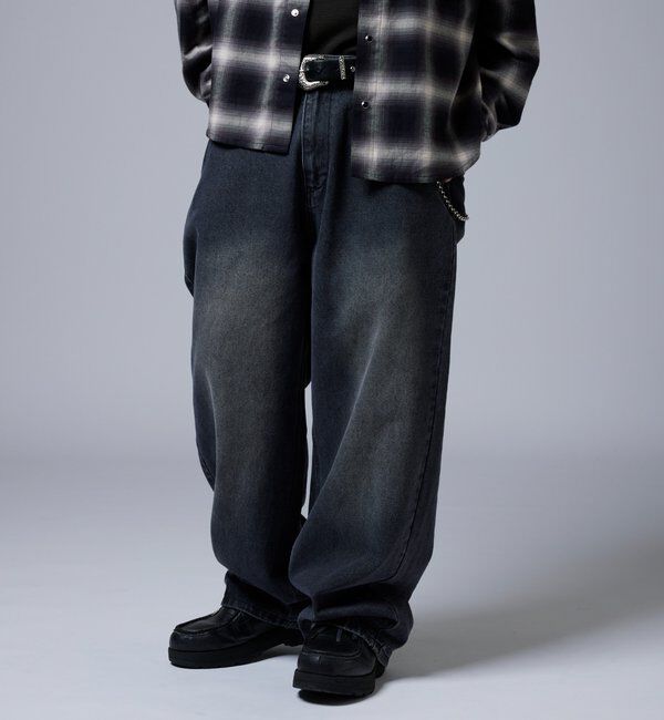  「【KOOKY&rsquo;N】ヴィンテージライクブラストバギーデニム」|デニム|