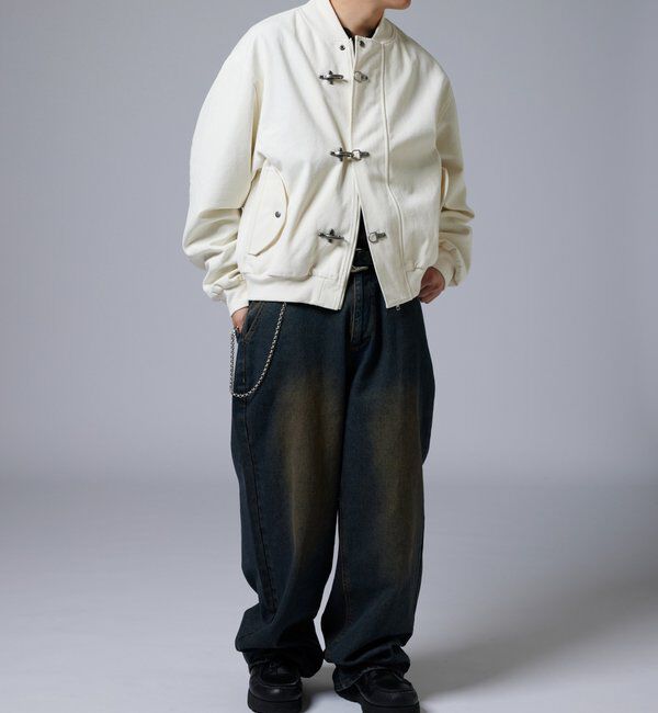  「【KOOKY&rsquo;N】ヴィンテージライクブラストバギーデニム」|デニム|