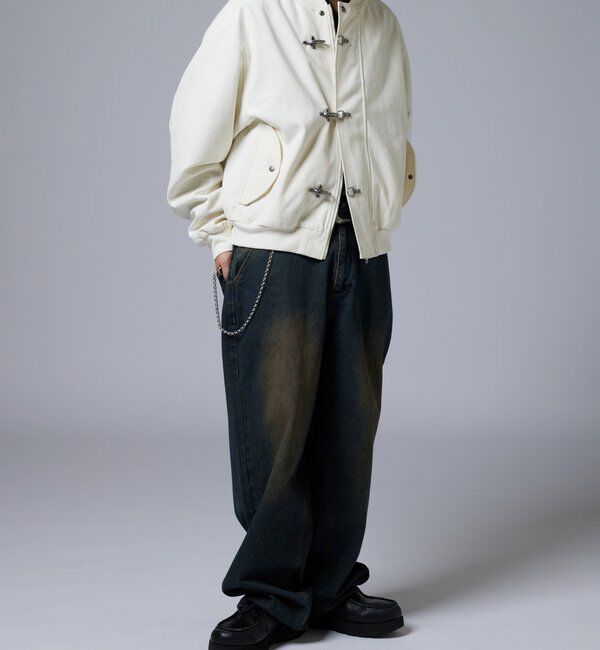  「【KOOKY&rsquo;N】ヴィンテージライクブラストバギーデニム」|デニム|