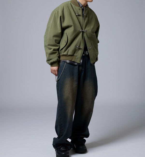  「【KOOKY&rsquo;N】ヴィンテージライクブラストバギーデニム」|デニム|