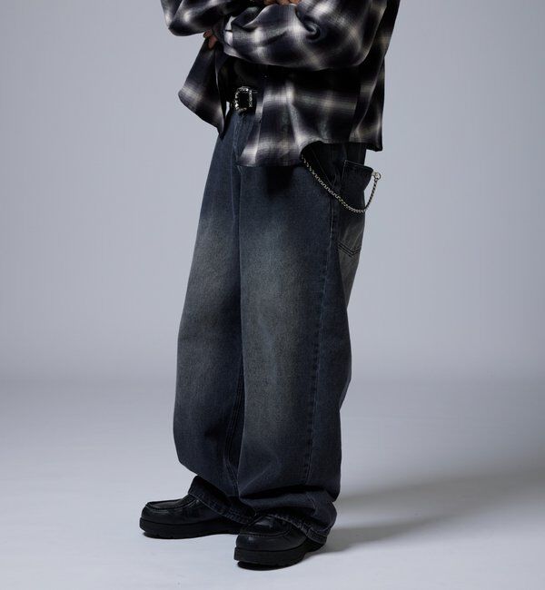  「【KOOKY&rsquo;N】ヴィンテージライクブラストバギーデニム」|デニム|