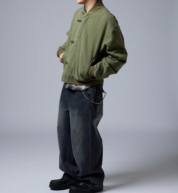  「【KOOKY&rsquo;N】ヴィンテージライクブラストバギーデニム」|デニム|