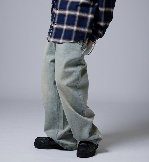  「【KOOKY&rsquo;N】ヴィンテージライクブラストバギーデニム」|デニム|