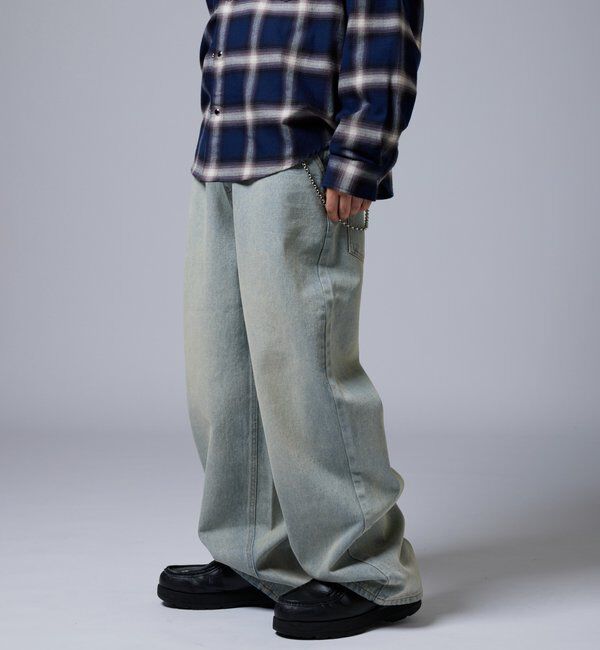  「【KOOKY&rsquo;N】ヴィンテージライクブラストバギーデニム」|デニム|