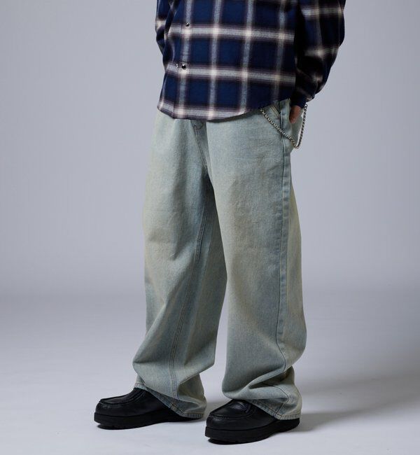  「【KOOKY&rsquo;N】ヴィンテージライクブラストバギーデニム」|デニム|