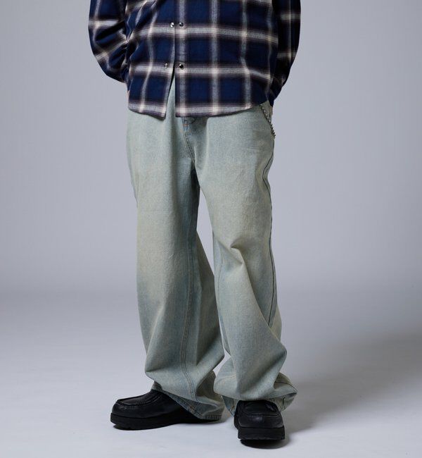  「【KOOKY&rsquo;N】ヴィンテージライクブラストバギーデニム」|デニム|