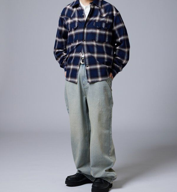  「【KOOKY&rsquo;N】ヴィンテージライクブラストバギーデニム」|デニム|