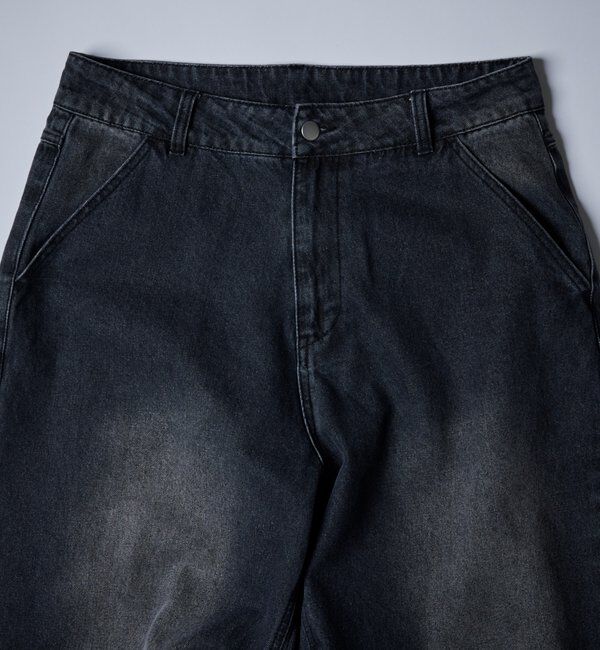  「【KOOKY&rsquo;N】ヴィンテージライクブラストバギーデニム」|デニム|