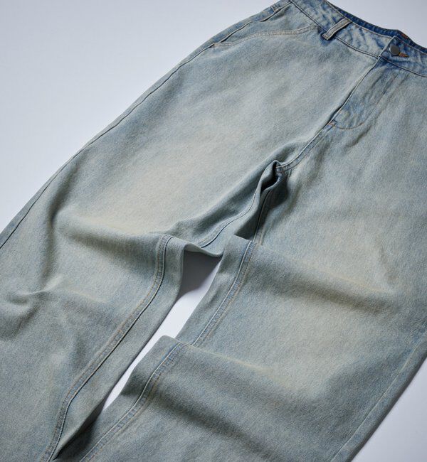  「【KOOKY&rsquo;N】ヴィンテージライクブラストバギーデニム」|デニム|
