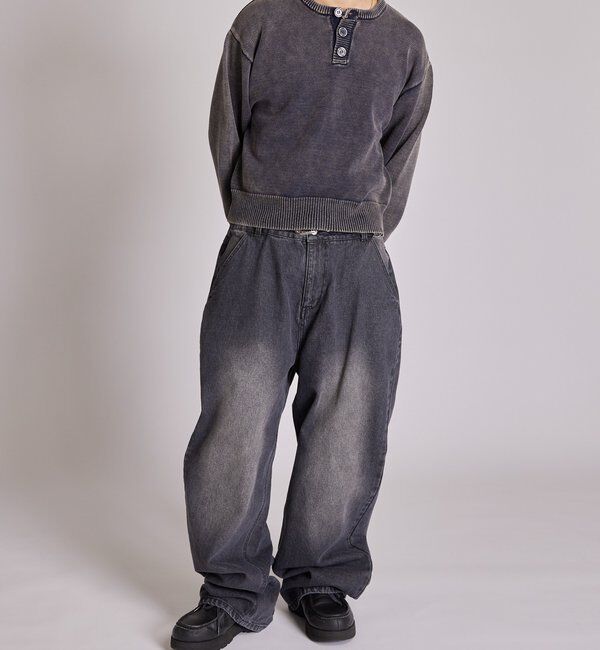  「【KOOKY&rsquo;N】ヴィンテージライクブラストバギーデニム」|デニム|