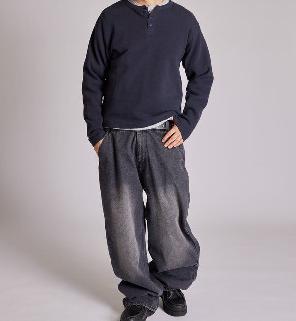  「【KOOKY&rsquo;N】ヴィンテージライクブラストバギーデニム」|デニム|