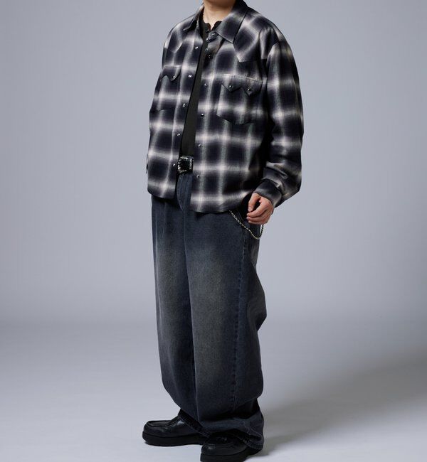  「【KOOKY&rsquo;N】ヴィンテージライクブラストバギーデニム」|デニム|