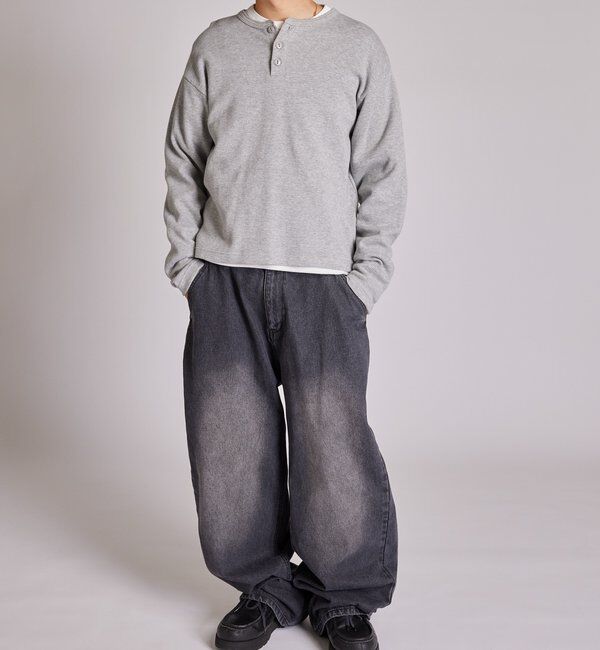  「【KOOKY&rsquo;N】ヴィンテージライクブラストバギーデニム」|デニム|