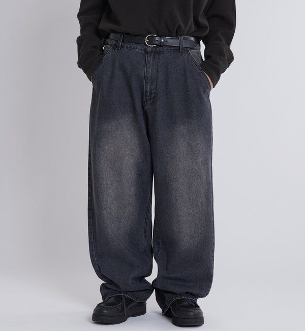  「【KOOKY&rsquo;N】ヴィンテージライクブラストバギーデニム」|デニム|