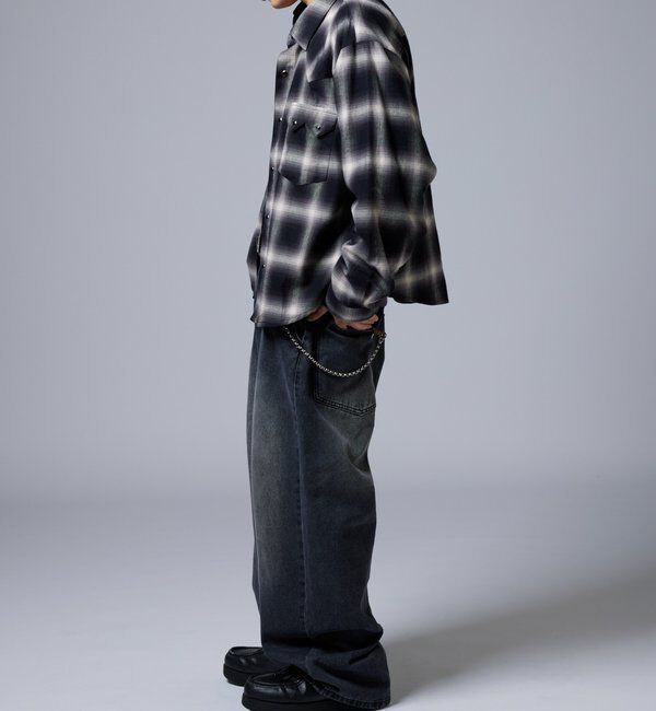  「【KOOKY&rsquo;N】ヴィンテージライクブラストバギーデニム」|デニム|