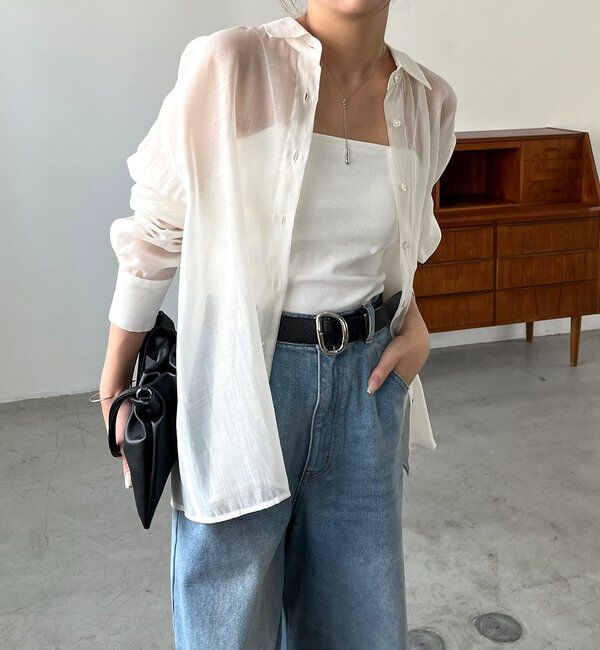  「【S・Mサイズ展開あり】1ストラップカップ付キャミ」|キャミソール|